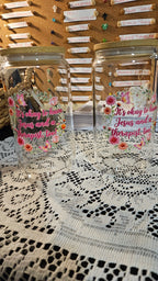Jesus and Therapist Glass Tumbler ADD ON